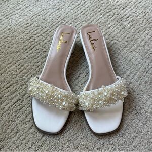 Lulus Pearl Heels